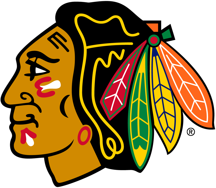 Chicago Blackhawks logos iron-ons